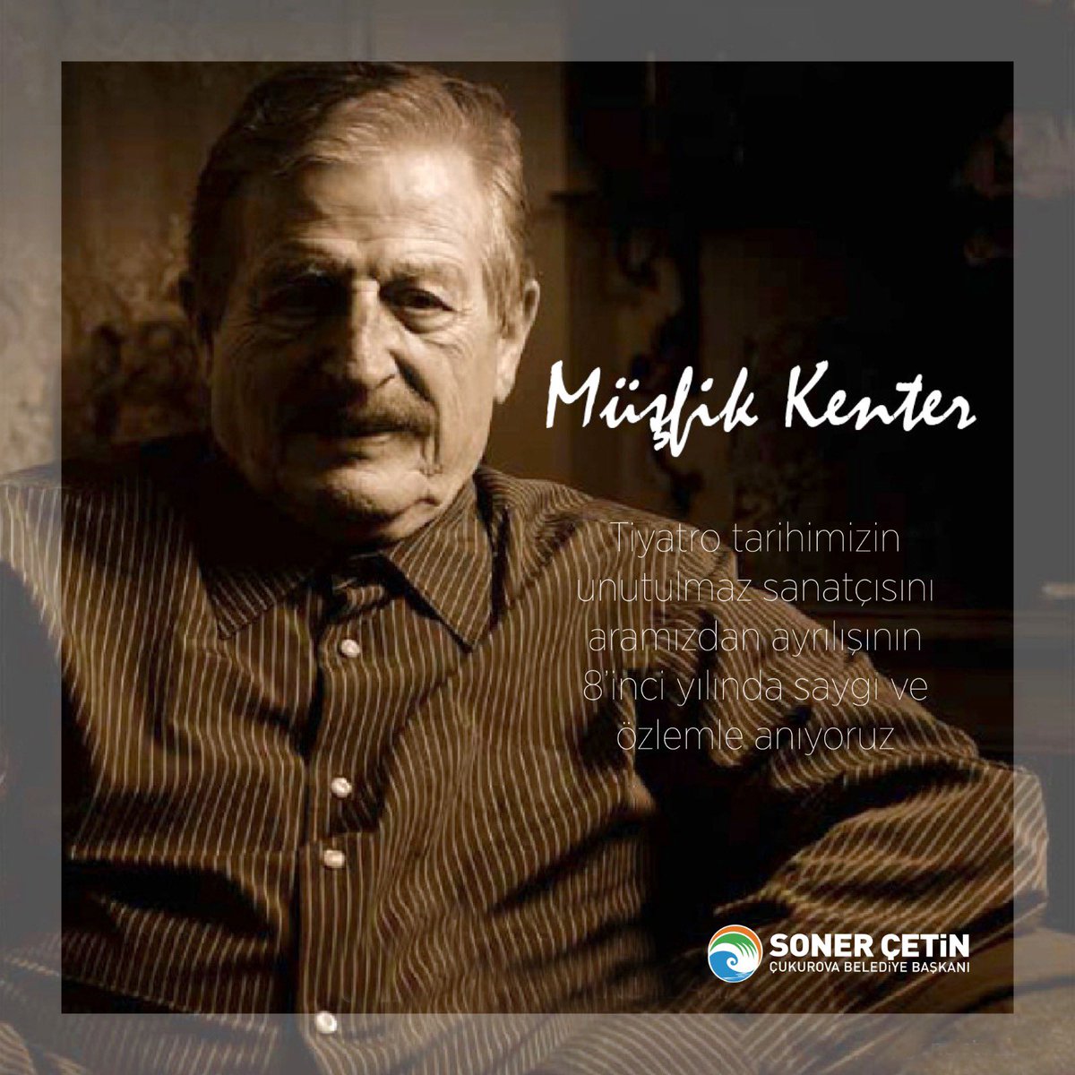 Türk sinemasının ve tiyatrosunun duayen isimlerinden #MüşfikKenter'i vefatının 8. yılında sevgi, saygı ve rahmetle anıyoruz.