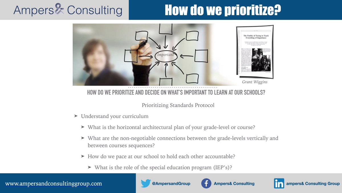 AmpersandGroup's tweet photo. Diego's asking participants whether their leaders have inquired into
a) what is possible remotely?
b) a remote-learning-efficient time table?
c) what children need to continue learning in their future?
Prioritizing content may harm students' future engagement.#PrioritizeLearning https://t.co/XPtUTe1vxY