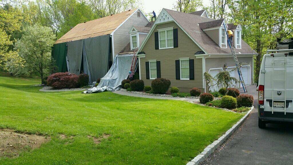 This home in #Chester, #NewJersey had a twenty year old #roof that was starting to show its age. There was #woodpecker damage, loose #shingles, and damaged wood on the #dormer. M&amp;M Construction Specialist removed the old shingles and replaced them with #… instagr.am/p/CD6cfb-jJLN/