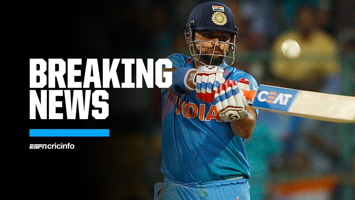 cricinfo's tweet photo. Suresh Raina has joined MS Dhoni in retiring from international cricket. Raina, aged 33, last played for India in 2018 

https://t.co/id4gf8pjRn https://t.co/BobhRCRSm0