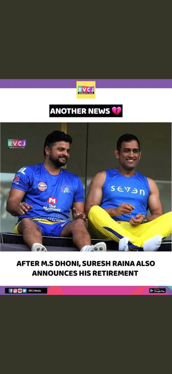 MohdSubhan0786's tweet photo. Miss you both
2020😞😞
#Raina 
#Dhoni 
#2020worstyear https://t.co/gFUP6iuX2K