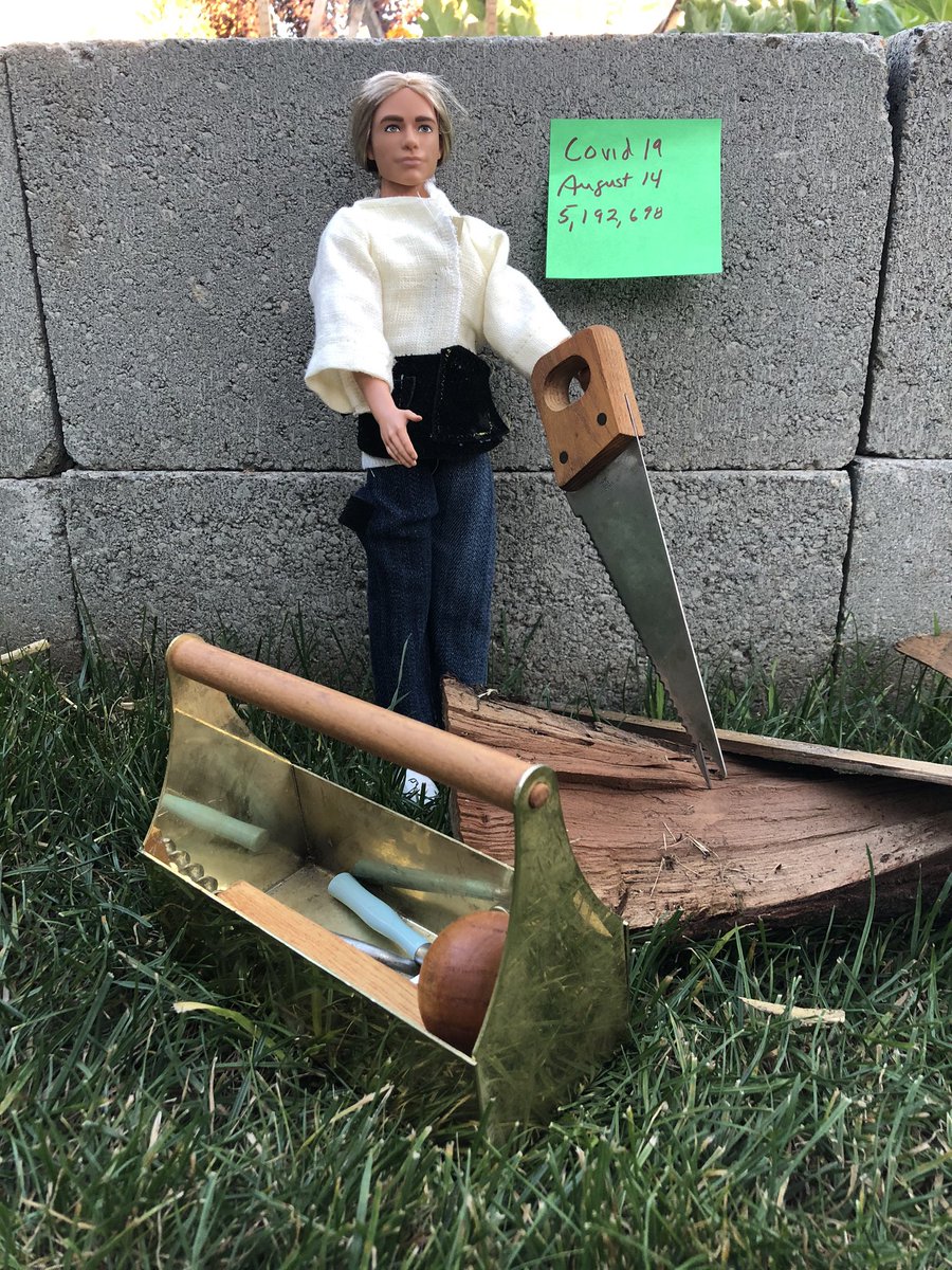 ballardhighbot1's tweet image. Craftsperson  Inglach working on some projects and finding supplies in demand #covidprojects #covid19barbieupdate #kendollswag #craftsperson #woodworkersofinstagram