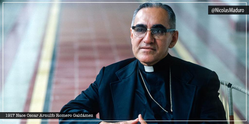 Celebramos 103 años del natalicio de San Romero de América. Óscar Arnulfo Romero, monseñor que practicó los valores cristianos y espirituales más elevados, en defensa del pueblo humilde. Hoy nos acompaña con su fe y amor, a los hijos de Dios que luchamos por las causas justas.
