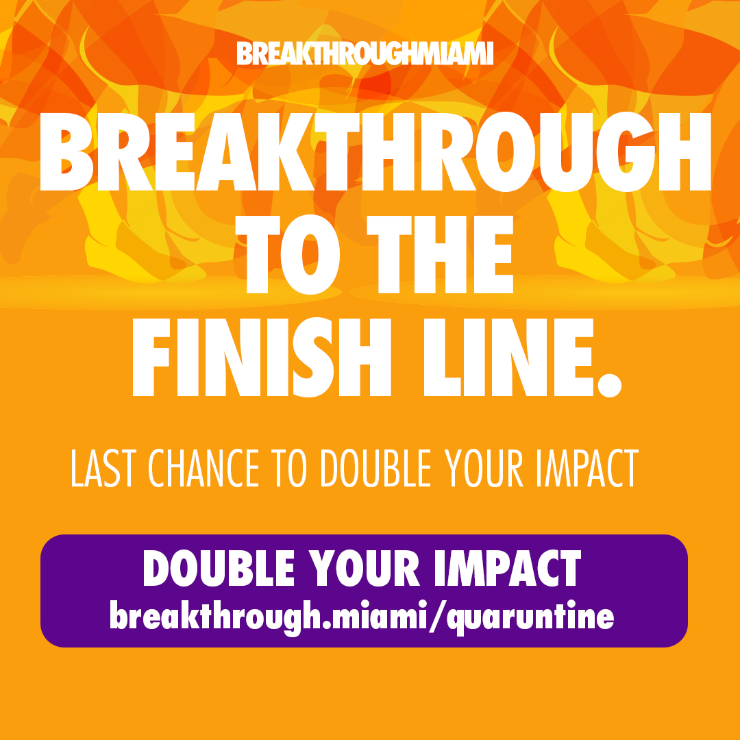 BreakthroughMia's tweet photo. Last chance to help us make it to our goal https://t.co/rzjQQwkCVD #breakthroughTheDistance #IRUN4Breakthroughs #SupportAScholar #HealthBringsWealth #SundayFUNDday #Race #Walking #Cycling #Running #Breakthroughmiami #RunforFun https://t.co/ediLUR2aAz