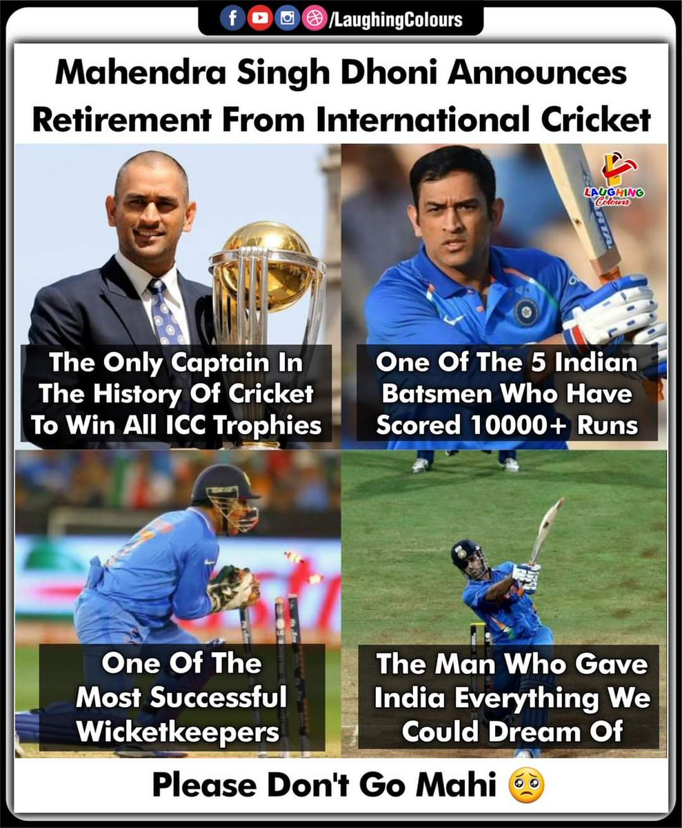 dwarika_kumar's tweet photo. Many players will come and go may be better than him but no other MSD..you will be missed forever.. https://t.co/2W4j6Lp7cj