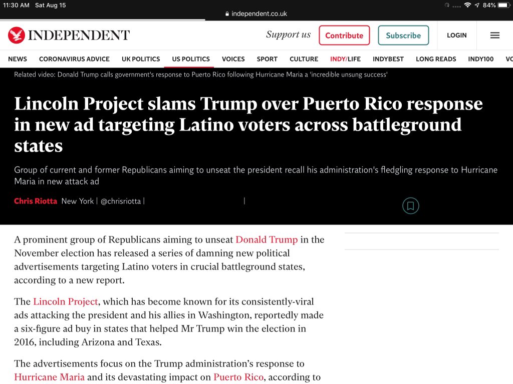 anibalacevedo's tweet photo. La triste realidad nos azota en la cara. Mientras un grupo de republicanos serios denuncian en anuncios el discrimen y maltrato de Trump para con nosotros, Jenniffer González se va de cheerleader de Trump. Porque ella SÍ pertenece a la Administración Trump. Vean aquí 👇🏽👇🏽 https://t.co/ERb7jlCyi3