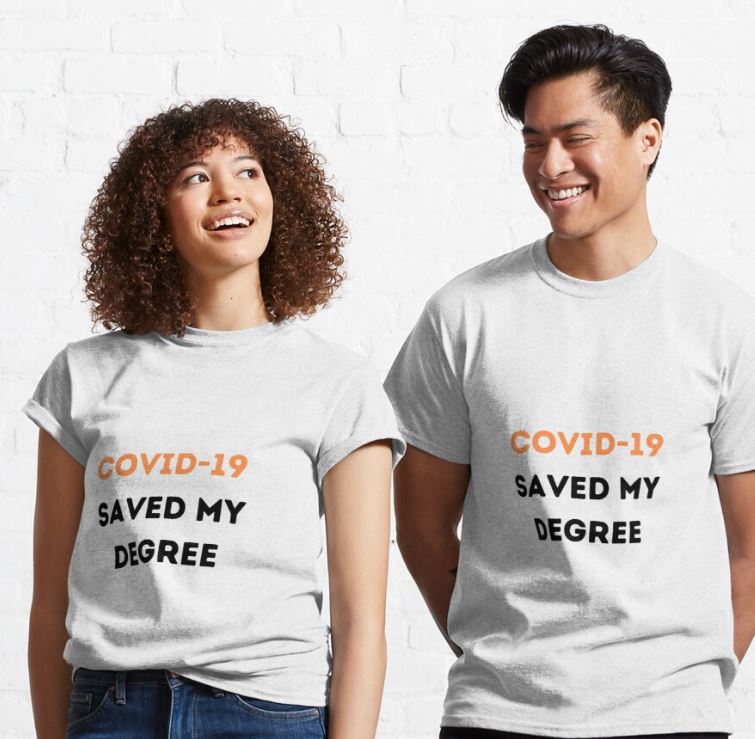 emrosecoaching's tweet photo. AD| Poptickletee is a new online store with funny designs to suit everyone!

My favourite design is the #covid19grad one! 

Grab yours here 👉https://t.co/GGRn3TENxY 

#Classof2020 #COVID19grad https://t.co/0Xfauzp0pW