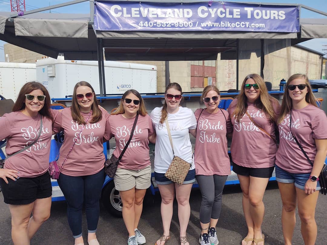CleveCycleTours's tweet photo. Heather's bachelorette outing! @treehouseCLE @TremontWest https://t.co/4JCpvE32iz