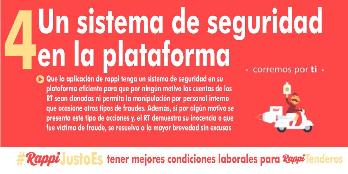 SemanarioVOZ's tweet photo. #RappiJustoEs | Les extendemos la invitación a apoyar las justas exigencias del #RappiParo para mejorar las condiciones laborales de #Rappitenderos. https://t.co/MC1Fb2jKYa