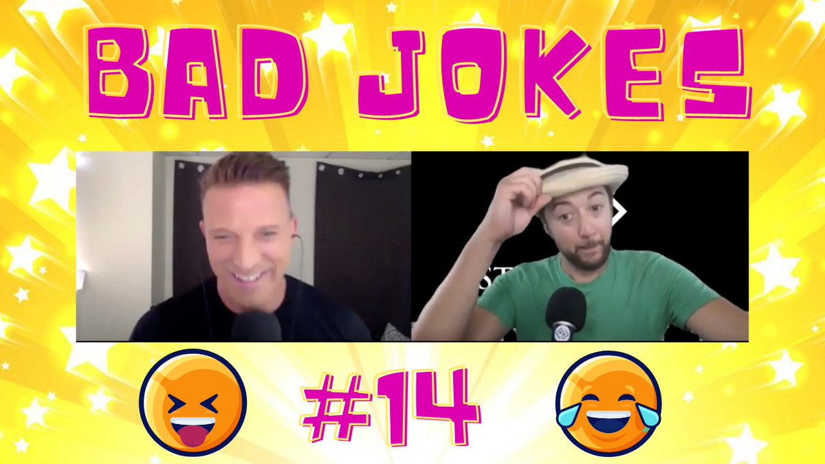 StoneColdJackal's tweet photo. Saturday! Another FUNNY episodes of BAD JOKES! Who wins this week?? Vote in the Youtube comments! https://t.co/5k3iJ0lb5z https://t.co/3FiqIrq7lw