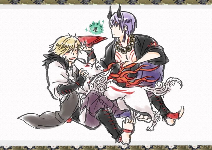 #お盆なので過去絵新規絵関係なくツキプロ百鬼夜行を流す
なにこの素敵タグ!!!!
考えた人天才????
お気に入りは2枚目で、2018年に描いたイラストの中でも1番好き?
良い絵描くじゃないか!君!!(完全なる手前味噌で自画自賛) 