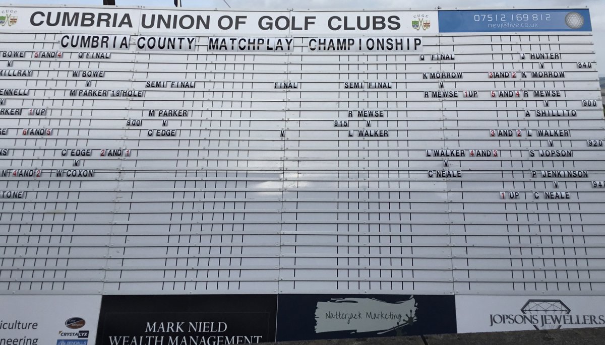 Cumbria Union Golf Clubs Cugc Twitter