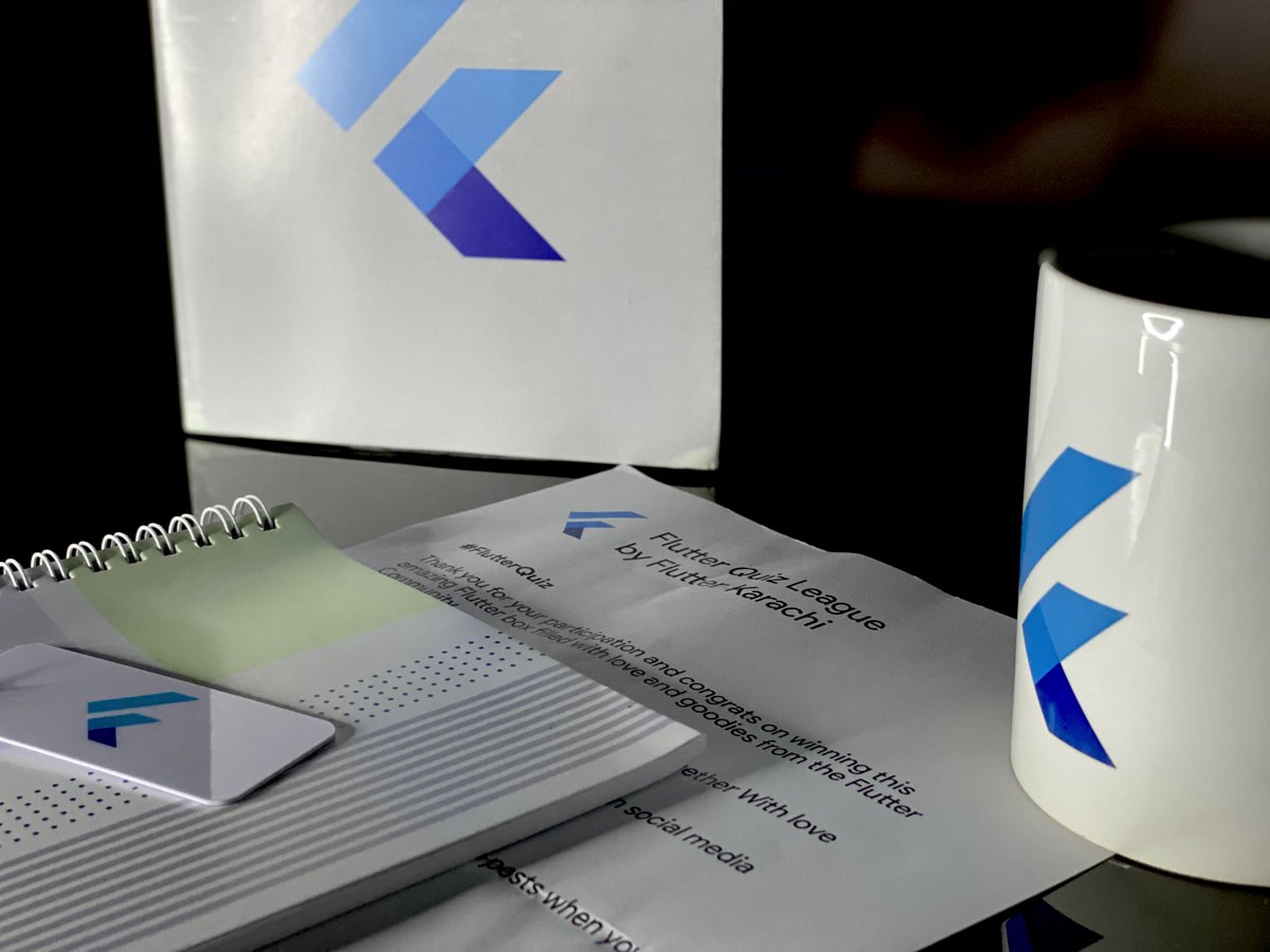 FlutterKarachi's tweet image. Flutter Boxes are ready! They will soon be shipped to 25 winners from Flutter Quiz League 2020 🎉
#FlutterQuiz