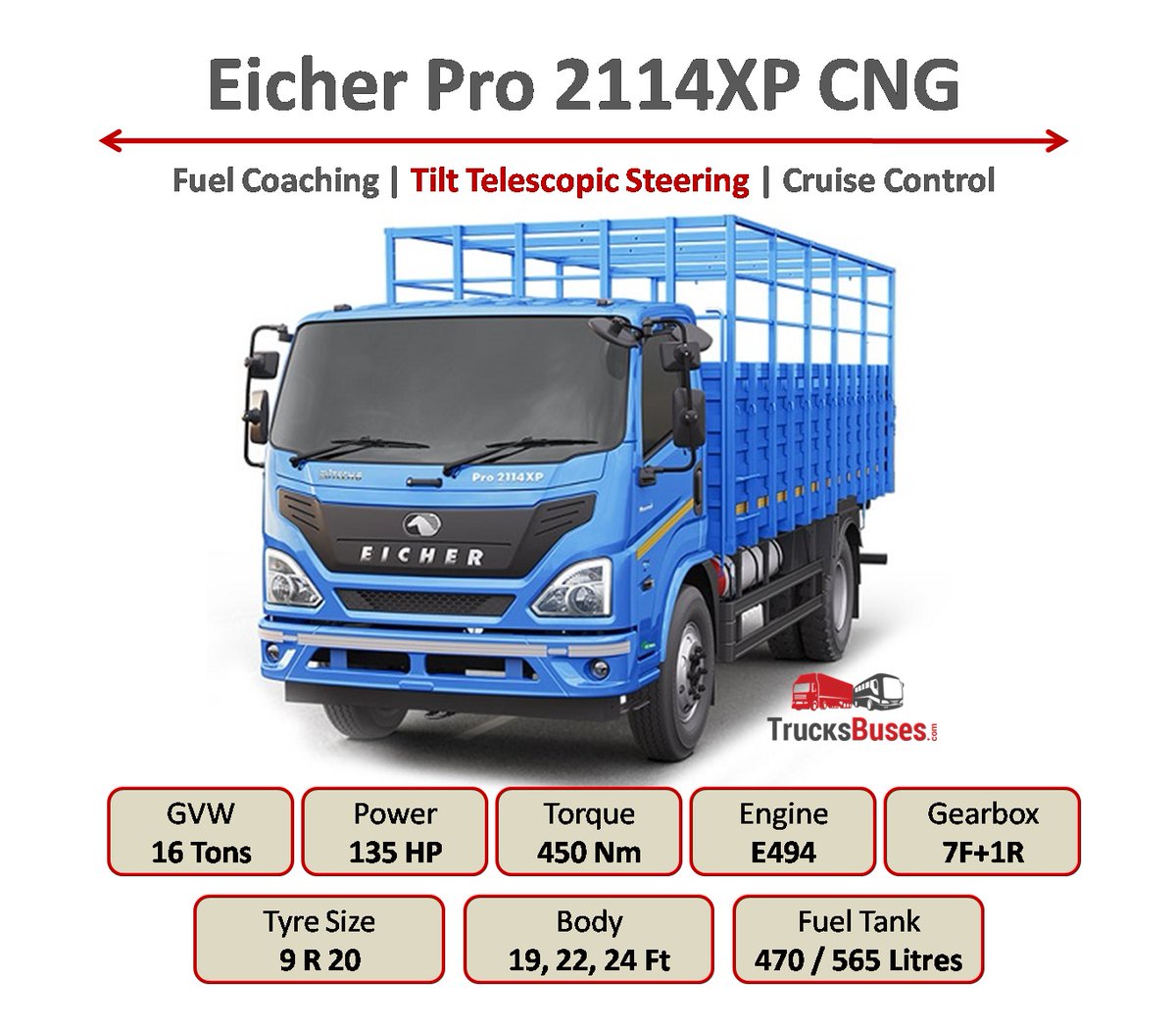 Trucks_Buses's tweet photo. Exclusive - Get highest payload in CNG segment with new Eicher Pro 2114 XP CNG. Details @ https://t.co/0cvb1zsovQ
.
.
.
.
#Eicher2114 #Eicher2114XPCNG #Eicher2114XP #Eicher2114Price #EicherPro #EicherTrucks #EicherTruckPrice #TrucksAndBuses #CommercialVehicles #EicherCNGTruck https://t.co/lx5EuXVYLC