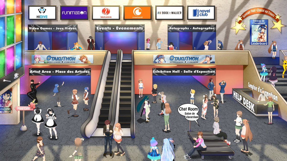 43 minutes into the convention and the floor's quite busy already.