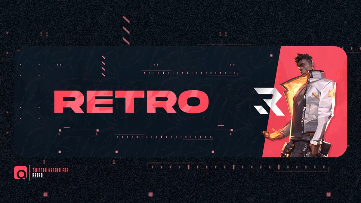 AdenVisuals's tweet photo. Valorant theme twitter header @zRetrodzn  #R500Contest 
Made in mobile 
Likes &amp; RTs are appreciated :D https://t.co/YbERNWLZfc