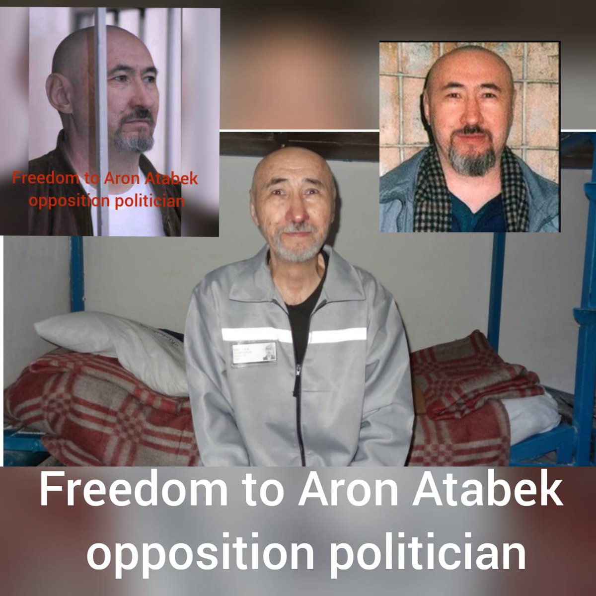 AliyaAbulkhair1's tweet photo. Aron Atabek -  an opposition politician is in prison and he is COMPLETELY FORBIDDEN PACKAGES AND BANDEROLS @TokayevKZ @FLOTUS @realDonaldTrump @hrw @amnesty @amnestyusa @StateDept @StateDRL @State_SCA @freedomhouse @SecPompeo @DRL_AS @SenateForeign @SenatorMenendez @SenatorLeahy https://t.co/ZzmpnkUGFl