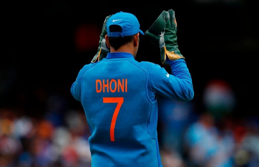ApkiGazal's tweet photo. Thank You Mahi For Everything!! 

One Can't Forget This Indian Jersey No 7 !! 

#MSDhoni https://t.co/A972cEHzpD