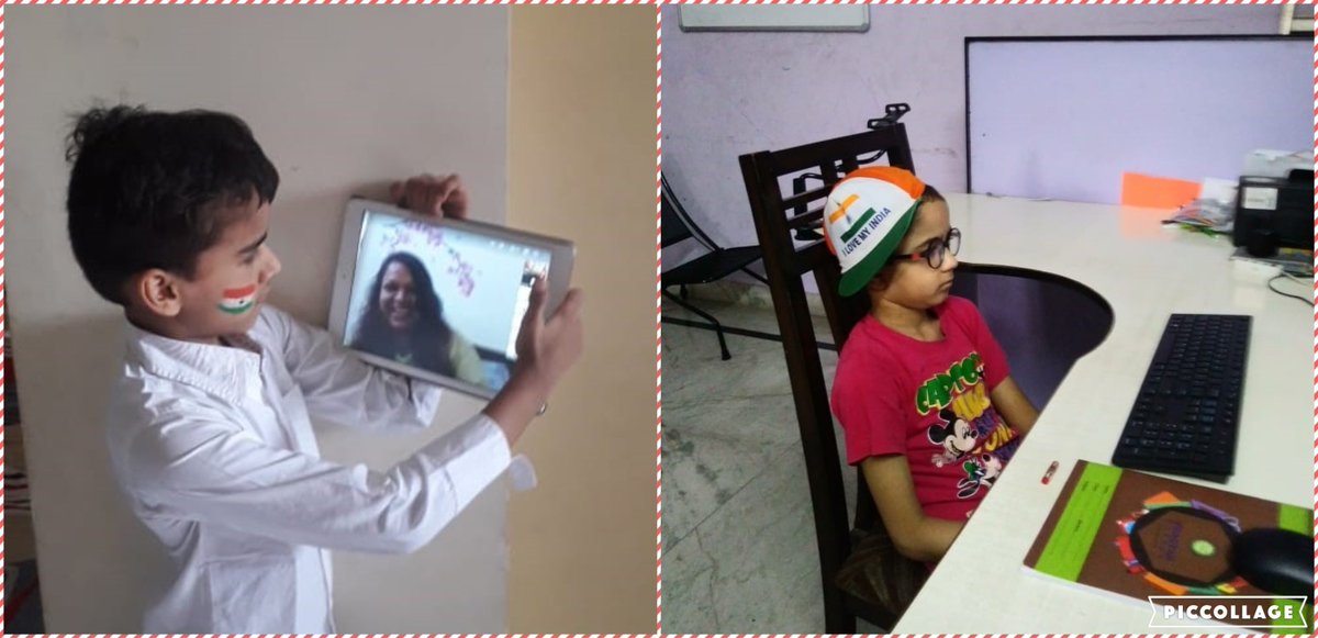 #happyindependenceday2020 #JaiHindJaiBharat 
Virtual celebration can't stop the enthusiasm
<a href="/pragyanschool/">Pragyan School, Greater Noida</a> <a href="/RamChan89264916/">Ram Chand</a> <a href="/Kapoor_Divya_/">Divya Kapoor</a> <a href="/neelu71261164/">neelu</a> <a href="/rashmi94683557/">rashmi</a> <a href="/SapruShalini/">shalini sapru</a>