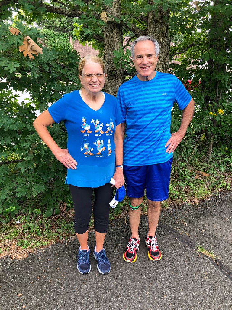 pluto898's tweet photo. Had 3 miles on the training plan for today, but pushed to do a 10K for my @potomacriverrunning Cowbell Challenge this week! Of course I didn’t realize until after Starbies that we only completed 6 miles, so we completed the .2 to make it a 10K! 🤦🏻♀️ #prraces #virtual10k https://t.co/KIxY9UMT2D