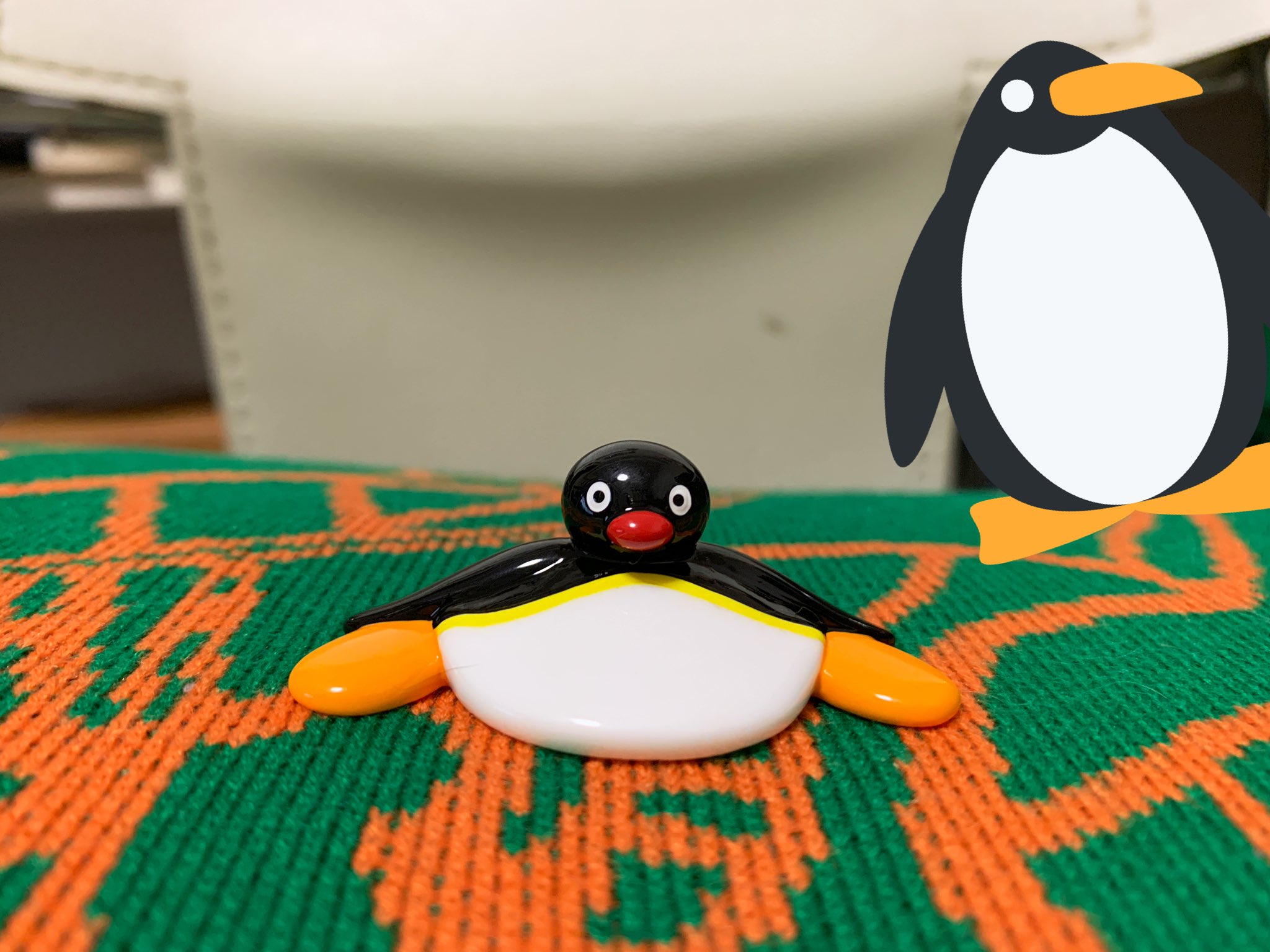 ぎうにう Vtuber ピングー展に行ってきました ランダム6種のマスコットで見事欲しかった平たいピングーを引き当てたので見て