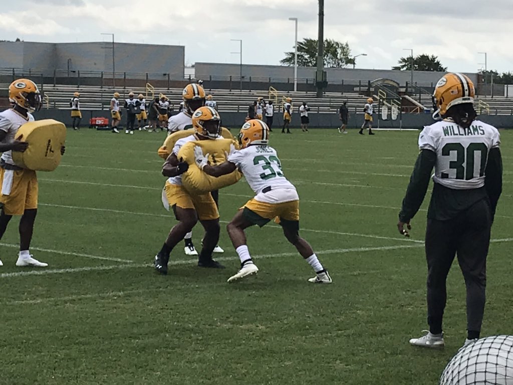 Mike Spofford on X: That's RBs Aaron Jones & rookie AJ Dillon