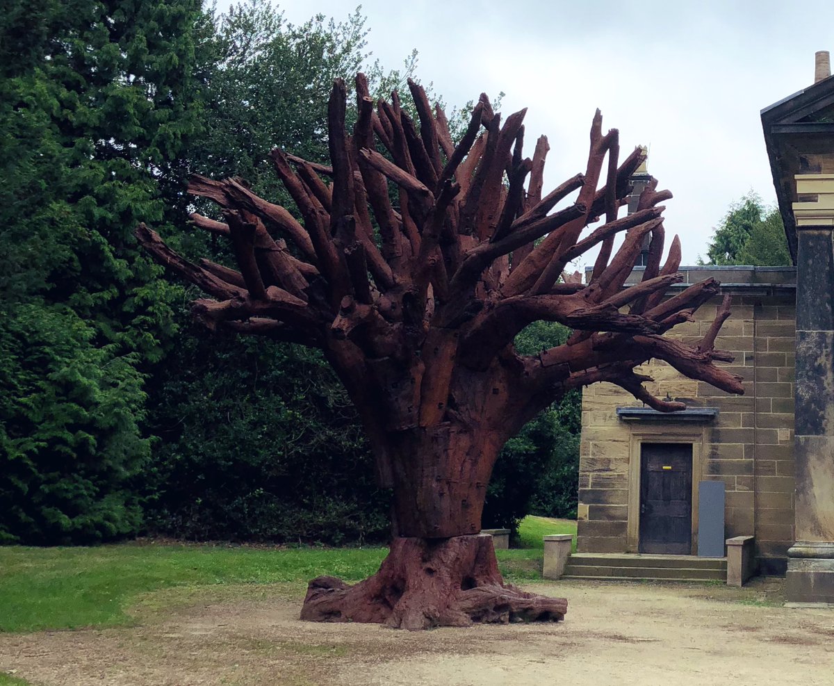 a pilgrimage to see Ai Weiwei's Iron Tree, cast from found wood out of iron and bolted together; a visceral beauty of something new and whole, different but carrying the echos of the lost, made from scattered parts