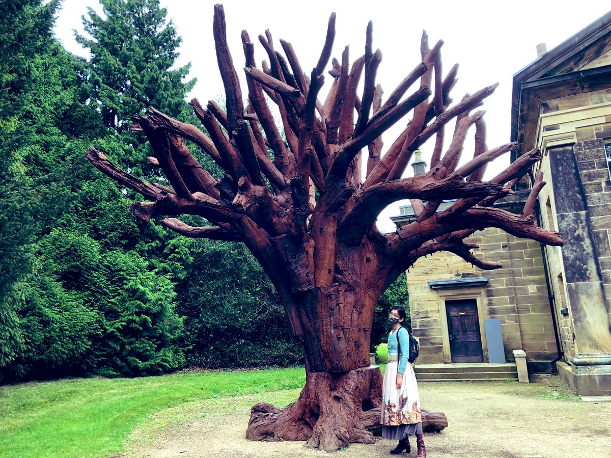 a pilgrimage to see Ai Weiwei's Iron Tree, cast from found wood out of iron and bolted together; a visceral beauty of something new and whole, different but carrying the echos of the lost, made from scattered parts