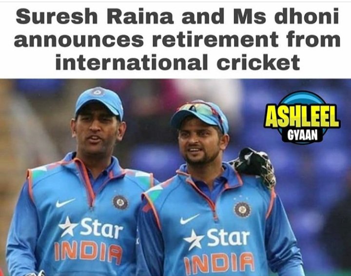JAINSj36's tweet photo. अब नहीं कह पाएंगें कभी की धोनी और ���ैना संभाल लेंगे।।।

Legends Are Retired In Cricket Not Hearts🏏🏏🏏

@msdhoni @ImRaina Dekh Bhai Post Delete kr De...🥺🥺🥺 Koi Kuch  Nahi Bolega.🙏🙏Sab Bhul Jayenge Ki Esa Kuch Hua...#msdhoniRetirement #Rainaretirement #BigHeartBreaking https://t.co/APuSCoHiR2