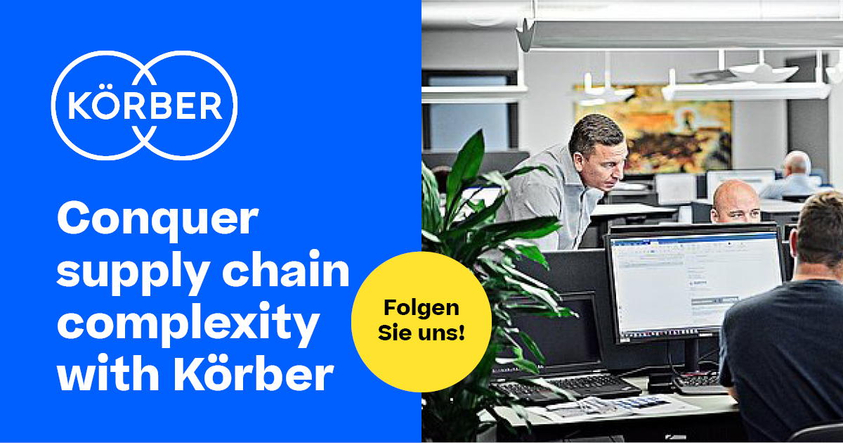 VoiteqGermany's tweet photo. Ein Partner – unzählige End-to-End Möglichkeiten.

Willkommen bei Körber - Ihrem weltweiten Partner, der End-to-End Supply Chain Lösungen anbietet, um die Komplexität der Lieferkette zu bewältigen. ⛓️

https://t.co/6yozTHvFoz https://t.co/6FJ3S3Wbhy