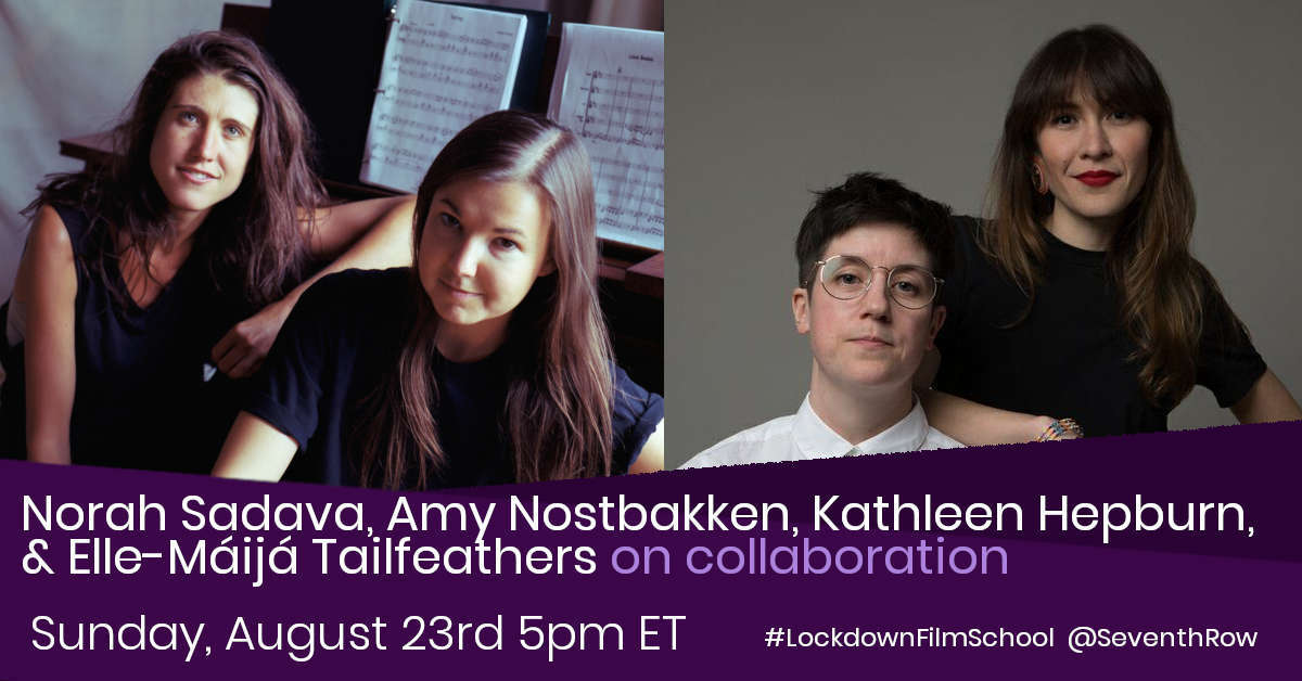 Next Sunday, is our largest session yet.The filmmakers behind THE BODY REMEMBERS WHEN THE WORLD BROKE OPEN: Kathleen Hepburn and Elle-Máijá Tailfeathers.+The writers-stars of MOUTHPIECE: Amy Nostbakken and Norah Savada.Sign up:  http://lockdownfilmschool.com&nbsp;