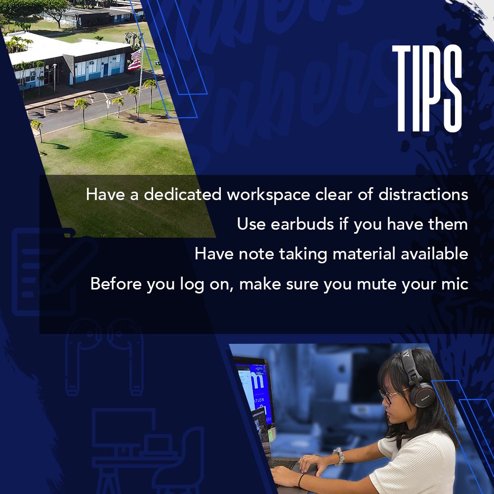 mauihighsabers's tweet photo. We open the school year on Monday 100% VIRTUAL. Are you ready Sabers?
See slides for important reminders!
#wegotthis #sabersthrive #weready💪 #checkyouremail #checkthewebsite https://t.co/xZX8nc4Guc