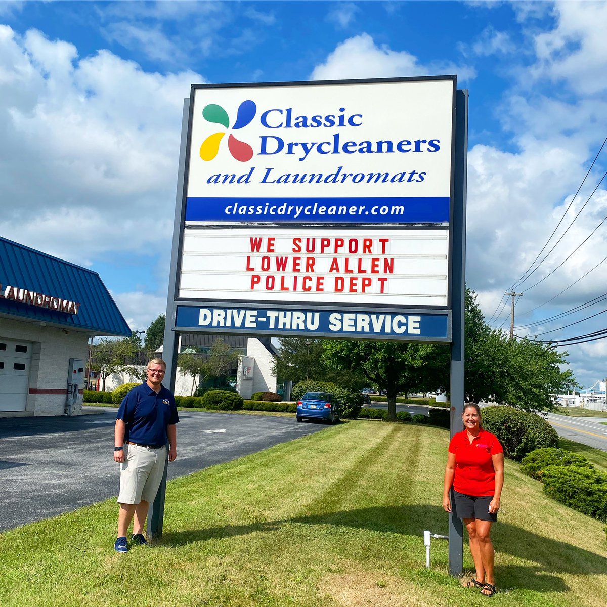 What a pleasure to visit <a href="/ClassicDryclean/">Classic Drycleaners</a>. Classic will be celebrating 50 years of service next month. Paula is a huge supporter of our first responders, and I’m proud to have Classic in #LowerAllen. Thanks for having me, Paula, and thanks for all you do! #LALocal