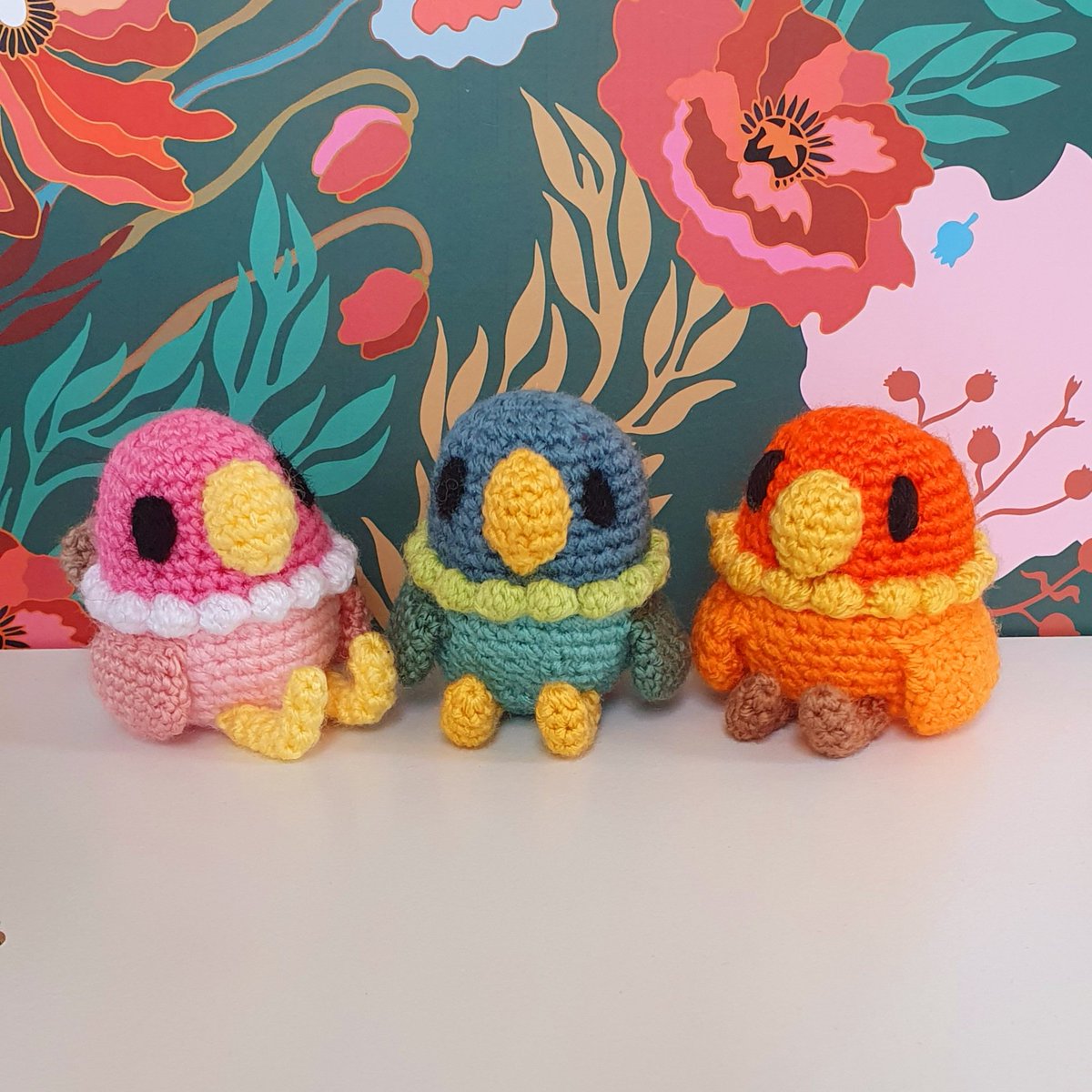 JeanieCrochet's tweet photo. Now I made all colours!!! Well.. kinda! I didn't have the right shades of purple so I went for pink instead!
Pattern is nearly done if anyone is interested!!!
#ooblets @ooblets  #crochet https://t.co/rYRqVy8Td6