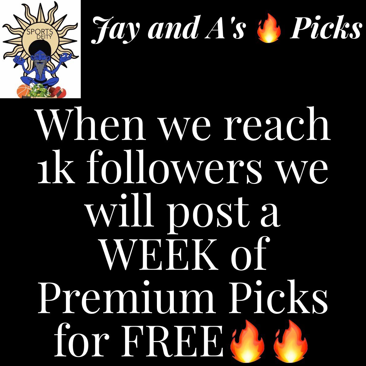 Sports_Deity's tweet photo. Go follow on @instagram ‼️‼️

Monthly giveaways and contest for FREE PACKAGES🔥🔥🔥

#sportsdeity #Contest #follow #share #like #TrendingNow https://t.co/R8PoTFpi89