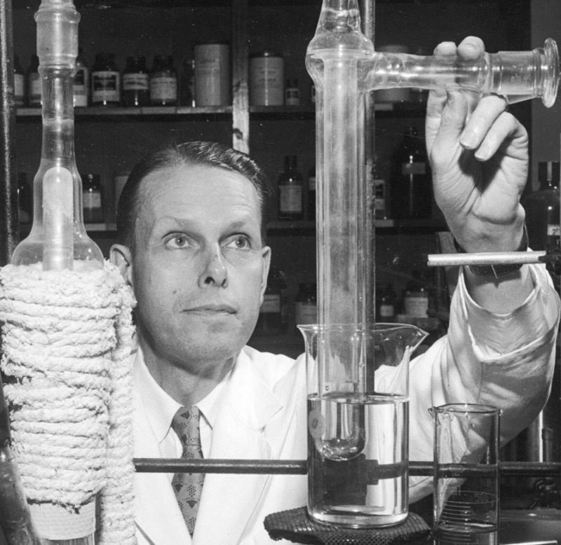 En 1937 el bioquímico norteamericano Conrad Arnold Elvehjem (1901-1962) descubrió que la niacina o ácido nicotínico (una forma de vitamina B3) curaba la pelagra en perros.Un año más tarde, en 1938 se confirmó que ocurría lo mismo en humanos