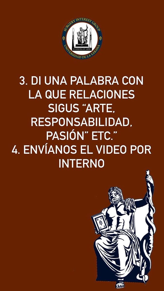 SIGUSABANA's tweet photo. Quieres hacer parte de nuestro video? #SIGUS https://t.co/ECUns4izWM