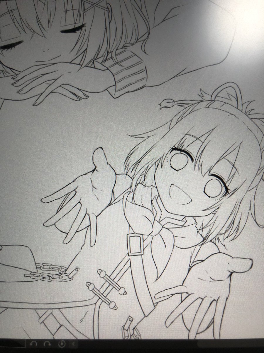 なんとなく進歩あんまり載せないようにしてたけど線画地獄に疲労してきたので一部載せさせてくださ……
線画だけでめっちゃ時間掛かる?⤴︎
さあ今日はとりあえず寝よ…
自画自賛なんですが手がいい感じに描けて好きです