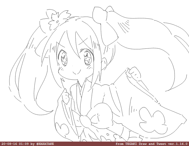 長刀小町スズメさん #tegaki_dt 