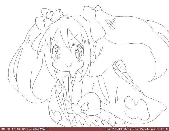 長刀小町スズメさん #tegaki_dt 