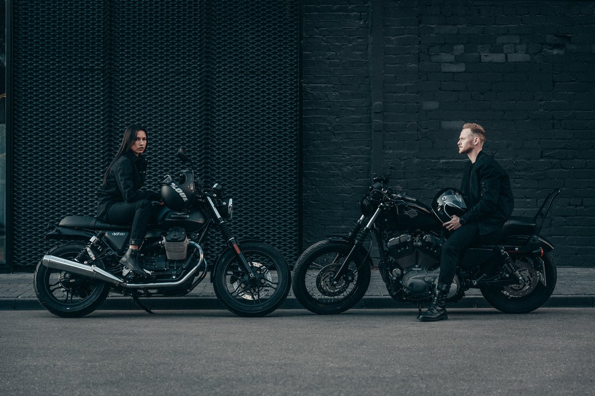 MotoPando's tweet photo. Our new single-layer jeans rock 🤘:
✔️Charcoal black color inside and out⁠
✔️No visible external stitching⁠
✔️Blacked-out details ⁠
Find them at our e-store.⁠
⁠
#pandomoto #pandoace #riderstyle #bikersofinstagram #caferacer #bikergang ⁠ https://t.co/or0VYrxdnL