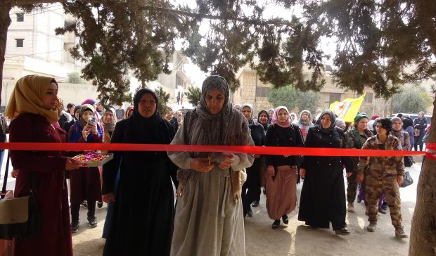 Later in 2017, a Women's Economy Center was opened in Manbij.  https://en.hawarnews.org/womens-economy-centre-opens-in-manbij/