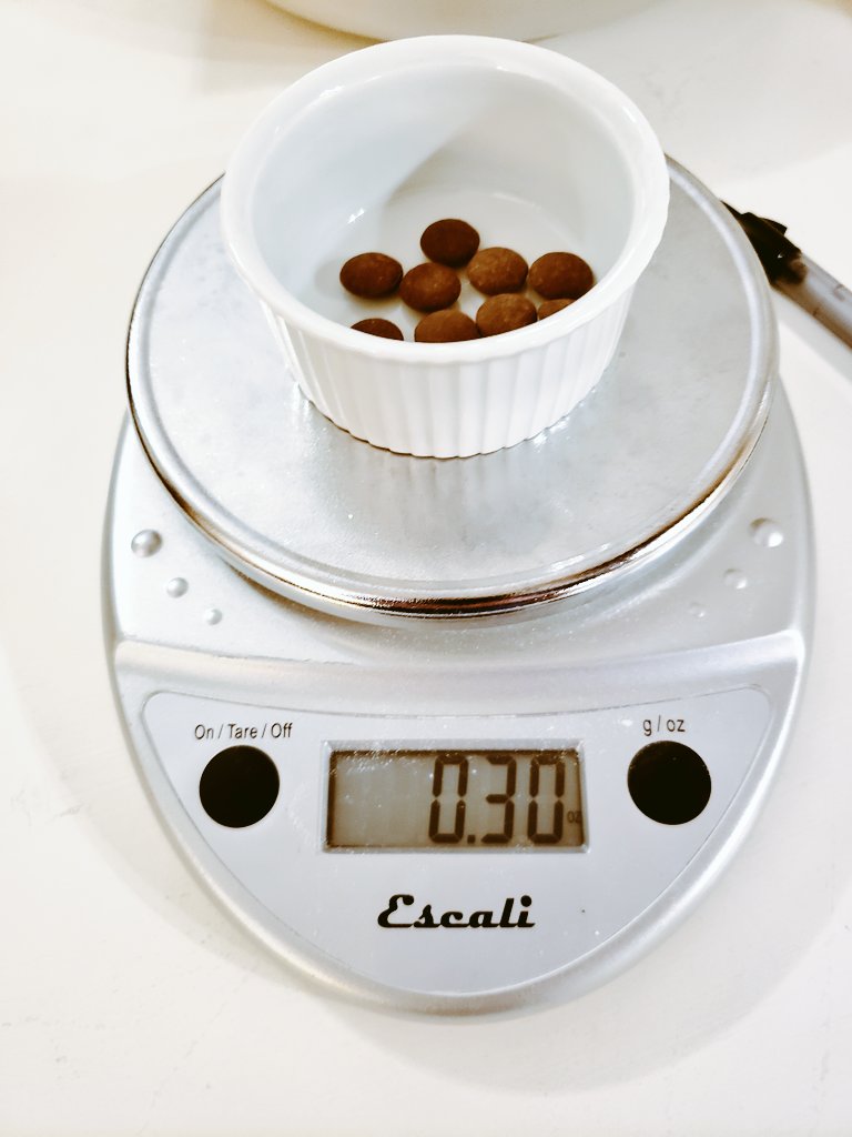 Plan B was to measure all 12 plain M&Ms together. More efficient anyway. Suck it universe, a win for Dr. Migs.