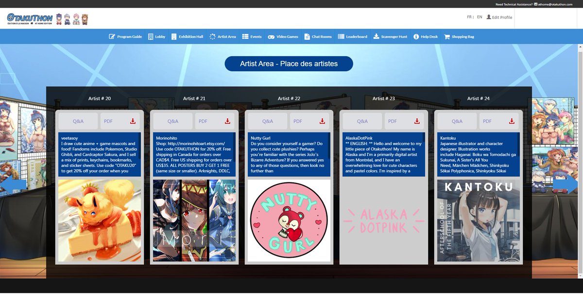 Interesting! One of the virtual attendees in this year's Artist Alley is Japanese illustrator  @kantoku_5th. :)