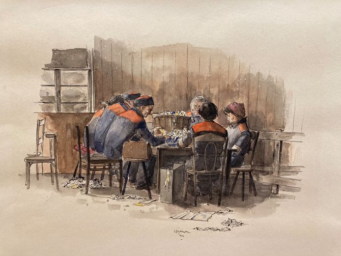 We herdenken dit jaar 75 jaar vrijheid. In <a href="/Museum_Nairac/">Museum Nairac</a> in Barneveld zie je in 'Leo kok | Westerbork op papier' aangrijpende tekeningen van de jonge joodse kunstenaar Leo Kok, die in Westerbork gevangen zat en vlak na de bevrijding overleed: 
bit.ly/3fXwfeK