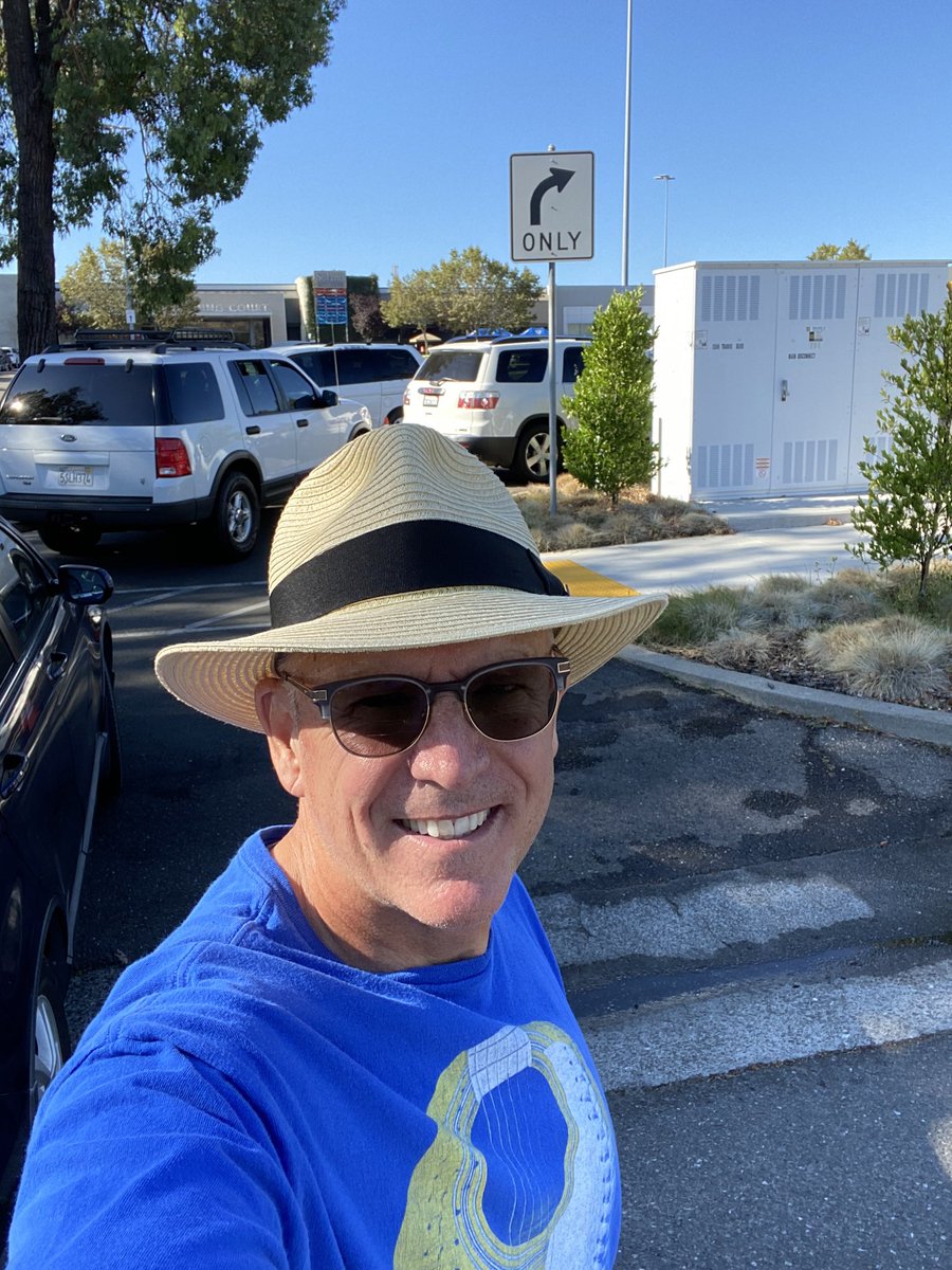 Directing traffic at the big FSUSD backpack giveaway!