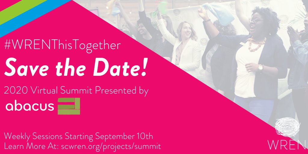 WRENetwork's tweet photo. Save The Date! The #WRENSummit is back!
We are excited to announce that the 2020 Summit is back and will be held in a new virtual format. BONUS: it's free!
Visit https://t.co/IejwWbJhiL to learn more.
#WRENThisTogether https://t.co/wzD7d3iHT0