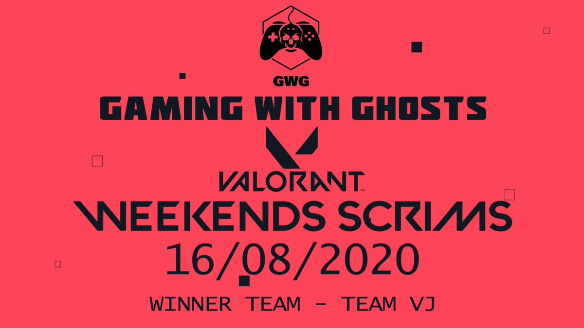 GWGPlay's tweet photo. #Congratulations to Team VJ for Winning the #Valorant #Weekends #Scrims #3 orgainized by #GamingWithGhosts Sponsored by #LazarusNetwork
#gwgplay https://t.co/WSNSaS4aAU