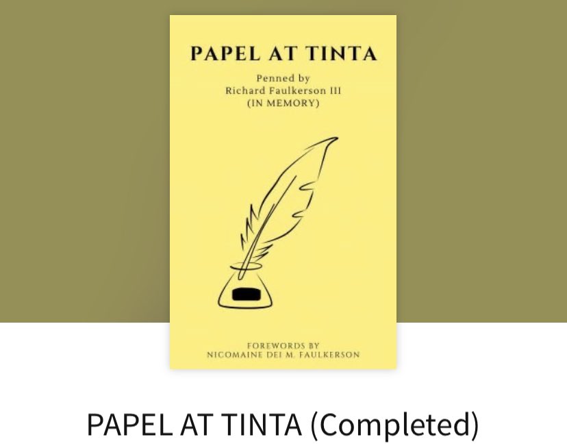 malexawrites's tweet photo. PAPEL AT TINTA 
—
A supplementary book to #RF3.

Completed: 08/10/2020

Link: https://t.co/q1TOUxwZvO

#PapelAtTinta #alexawrites https://t.co/oEnsD3kJ0h