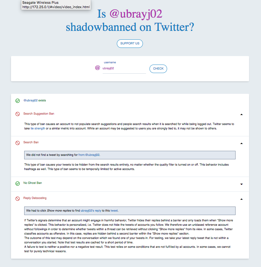 ubrayj02's tweet photo. To paraphrase the great George W Bush: Cancel me once, shame on me; cancel me twice, can't get cancelled again. Shadowbanned on Twitter. LOL! https://t.co/JJPOEnQv7o